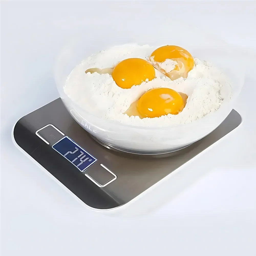 Digital Kitchen Scale Stainless Steel LED Display 5kg 1g Panel Electronic Scales Home Jewelry Food Snacks Weighing Baking Tools