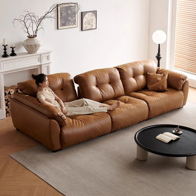 Luxury Loveseat Electric Sofa Strong Full Size Brown Lazy Recliner Chair Lounges Sleeper Designer Woonkamerbanken Furniture