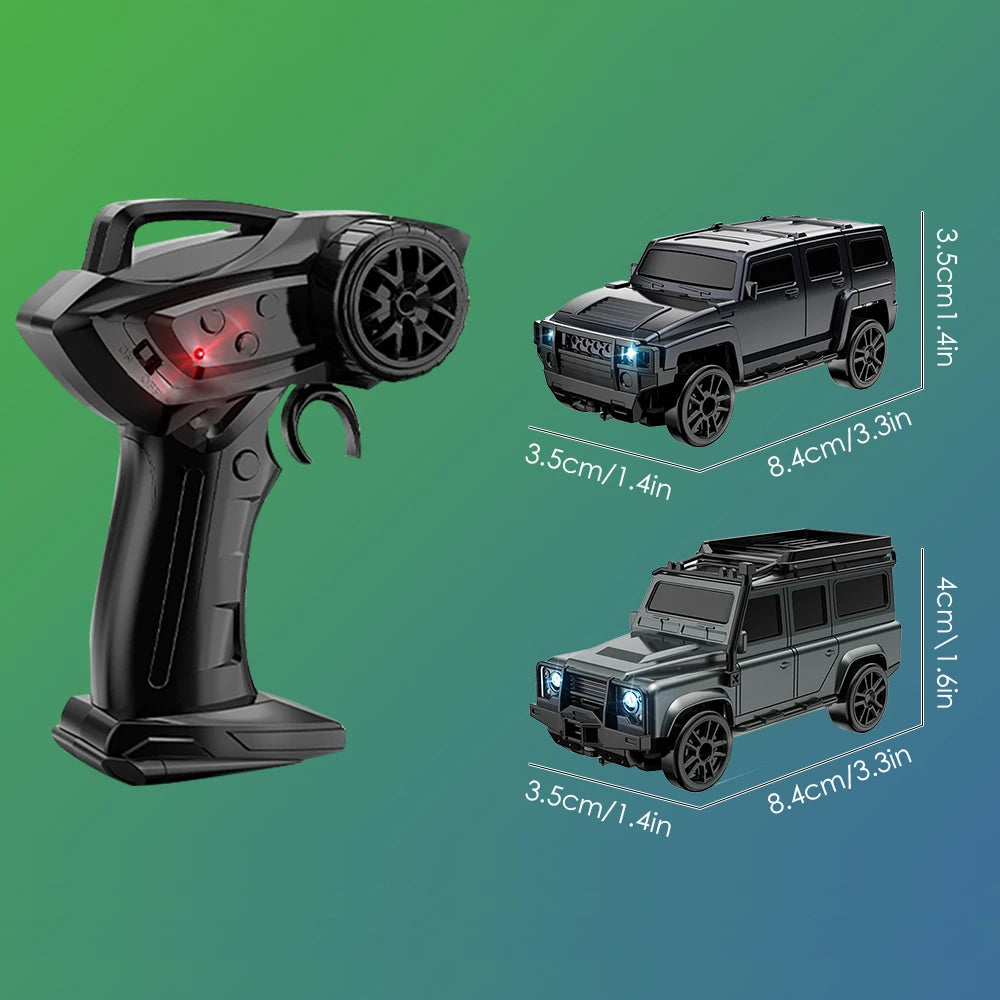 1: 64 Desktop Drift Car Four-Wheel Drive Full Proportion Mini Racing Toy With Rechargeable Battery, Children's Holiday Gift