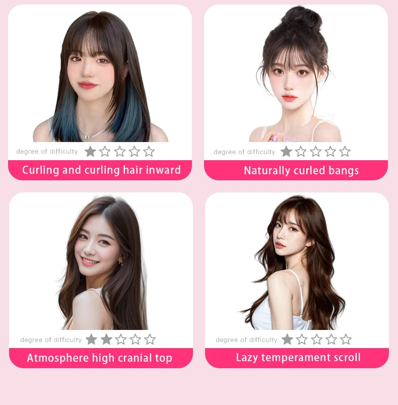 Negative Ion Hair Straightening Brush,360° Flexible Teeth,Fast Heat with 3 Adjustable Temperatures,Safe Anti-Scald Protection