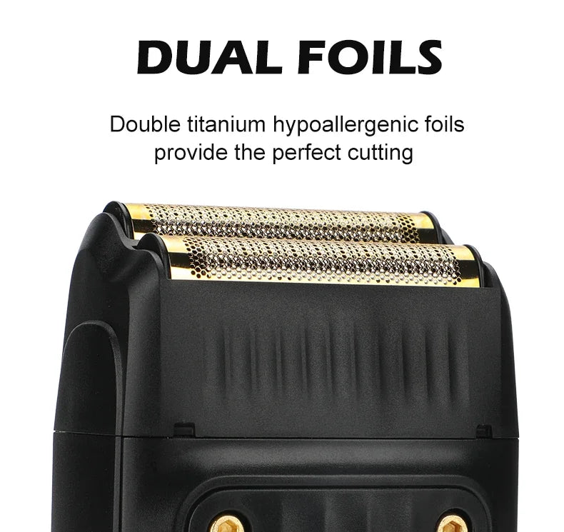 VGR Shaver Professional Razor Electric Shaver Portable Shaving Machine Rechargeable Reciprocating Razor LED Shaver for Men V-363