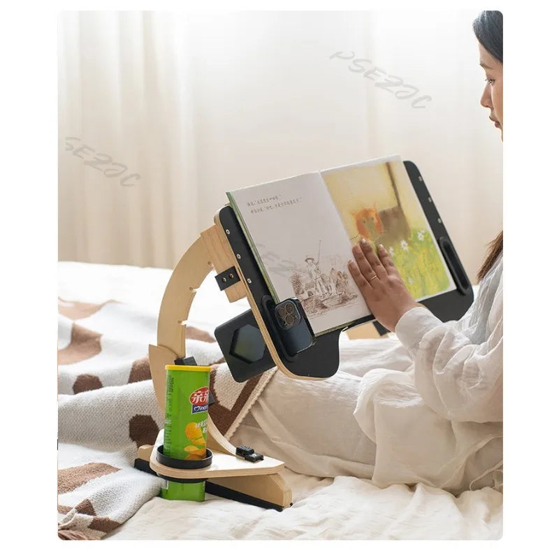 Home Lazy Bed Dining Table Dormitory Study Folding Office Desk Multi Functional Notebook Learning Tool