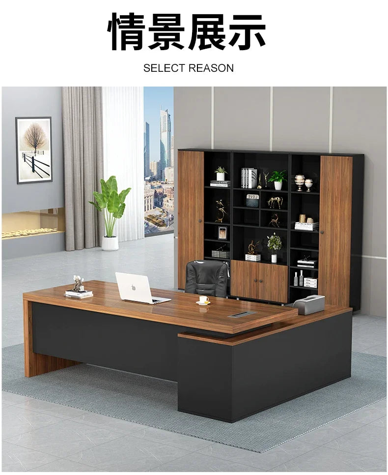 Commercial External Office Desk Minimalist Industrial Cheap Luxury Office Desk Indoor Station Mesa Escritorio Modern Furniture