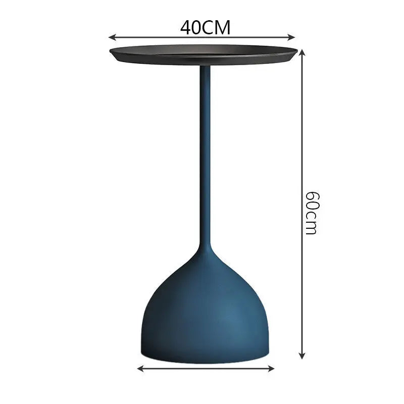 Creative Living Room Side Table Wrought Iron Small Coffee Table Balcony Tea Table Modern Simple Round Living Room Side Tables