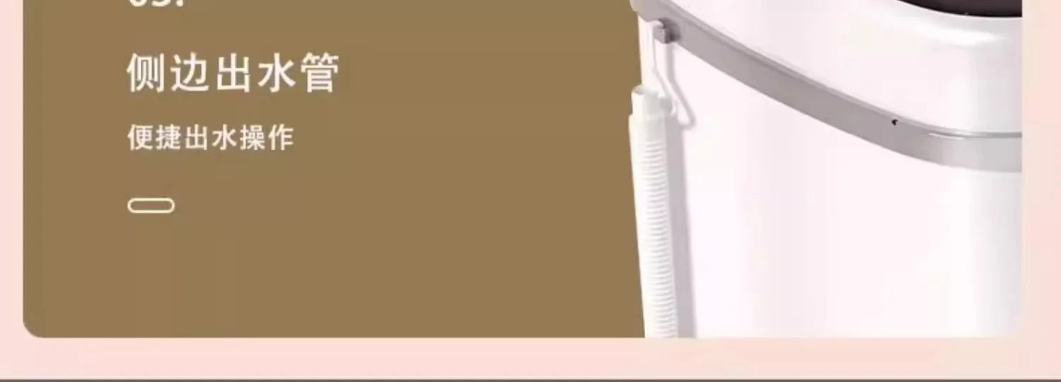 Large capacity washing machine mini small semi-automatic household washing and dehydrating machine dormitory socks washing