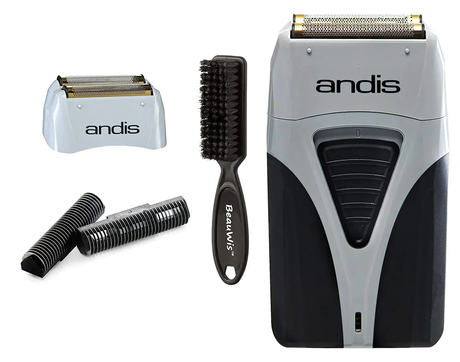 Andis Profoil Lithium Plus 17205 Barber Hair Cleaning Electric Shaver For Men Beard Stubble Razor Bald Shaving Machine charger