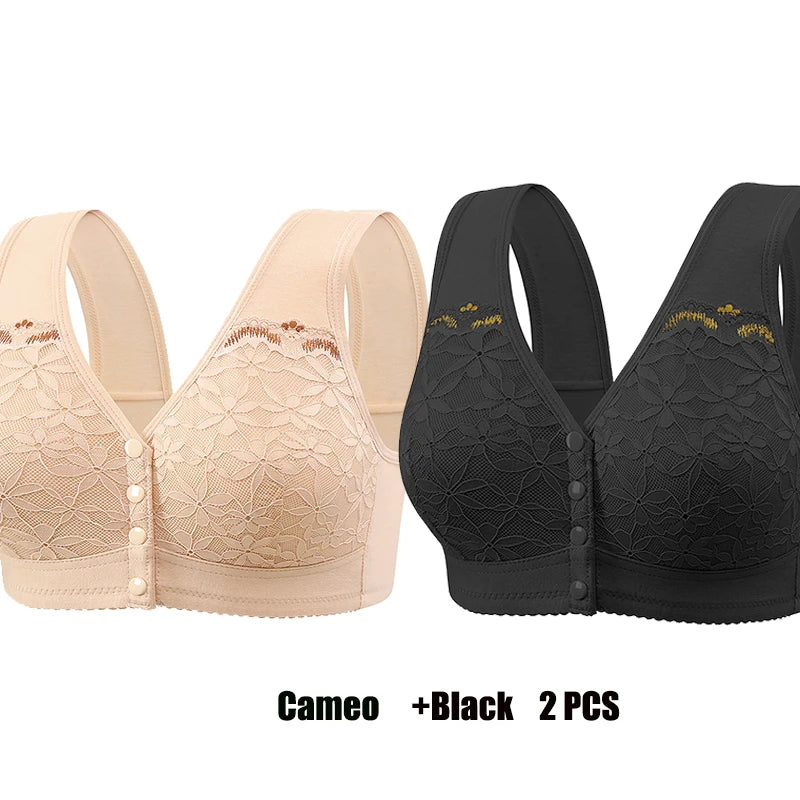 Comfort  Peace Mind Maternity Clothing Pregnant Mother Breastfeeding Bra Front Buckle Ultra-thin Mold Cup Fixed Shoulder Strap