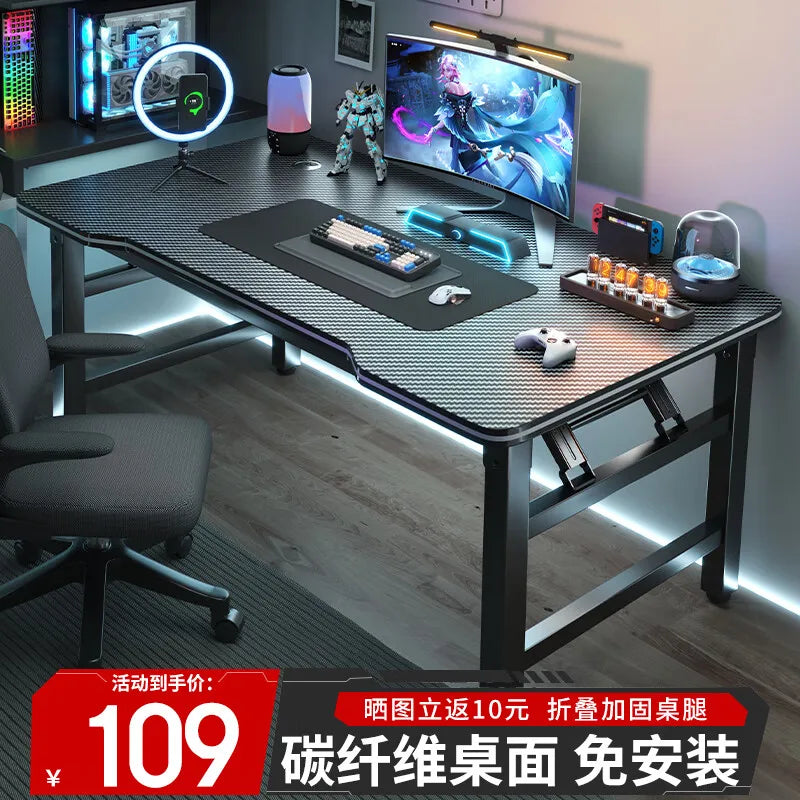 Modern Folding Computer Desk Light Designer Standing Gaming Office Desk Height Adjustment Bureaux De Chambre Furnitures