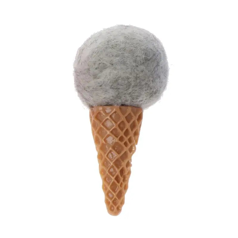 Newborn Felt Ice Cream Props Tiny Baby Girl Boy Photo Shoot Handmade Felt Photography Props Accessories