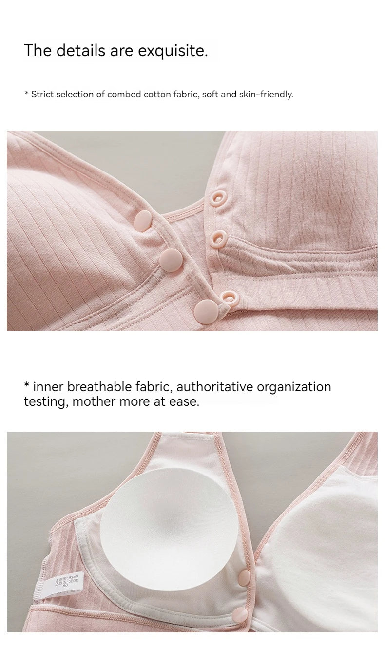 New Cotton Maternity Nursing Bras Pregnant Breastfeeding Pregnancy Women Underwear Breast Feeding Bra Soutien Gorge Allaitement
