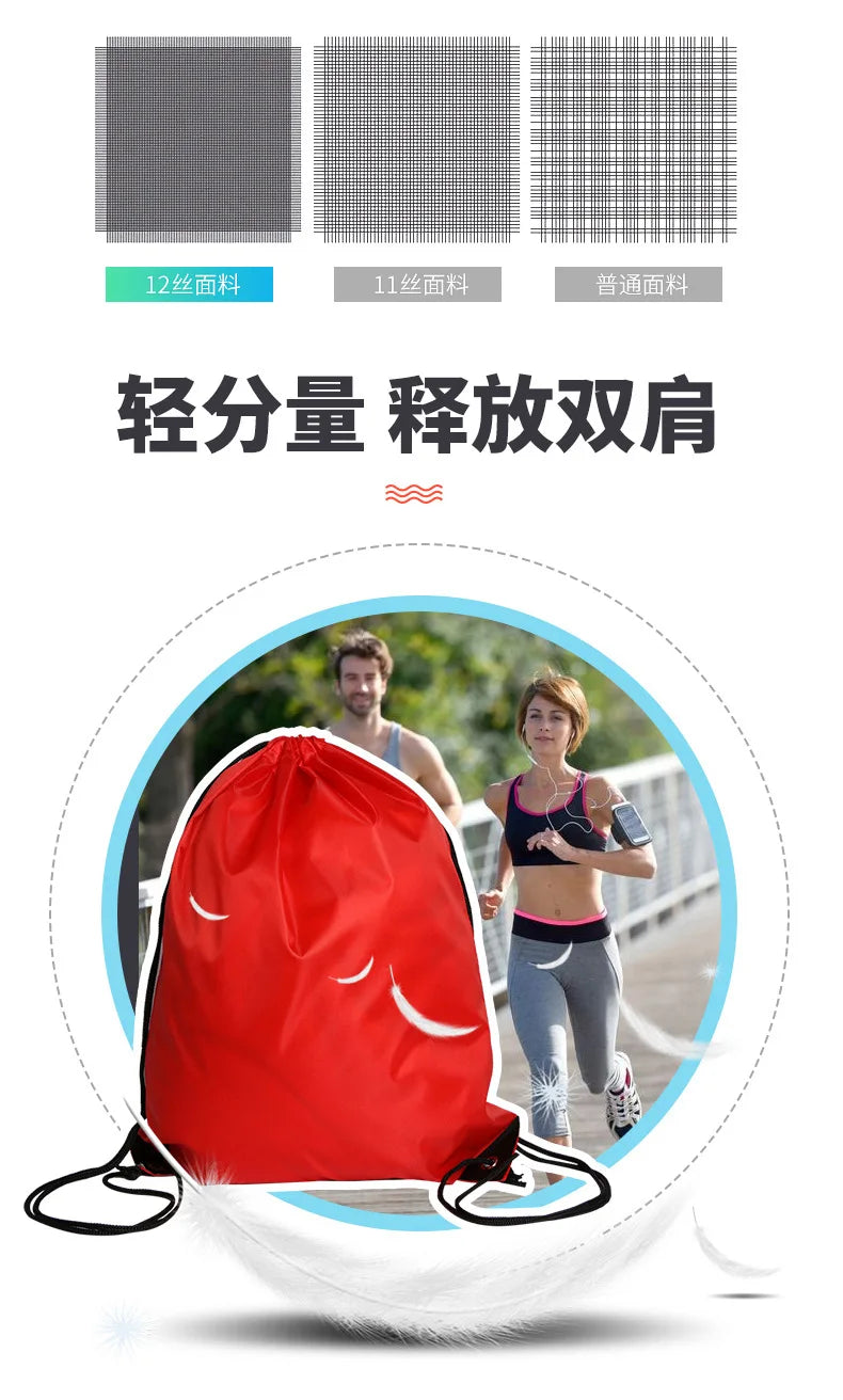 KPop Demon Hunters Drawstring Backpack Portable Foldable Storage Bag Reusable Sack Yoga Sport Organizer Travel Sundries Pouch