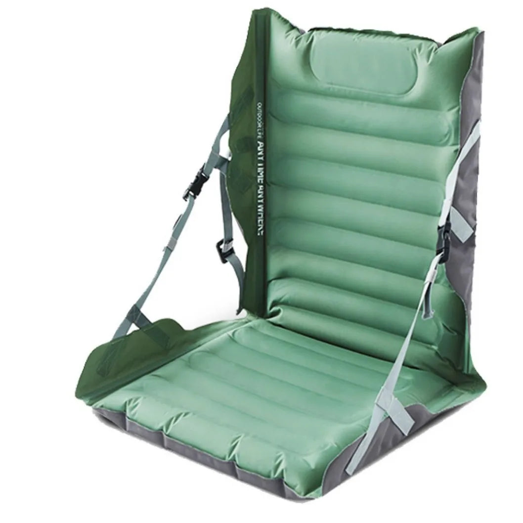 Outdoor Camping Inflatable Folding Seatings Picnic Beach Leisure Portable Cushion Backrest Lying Chair Air Cushion Chairs