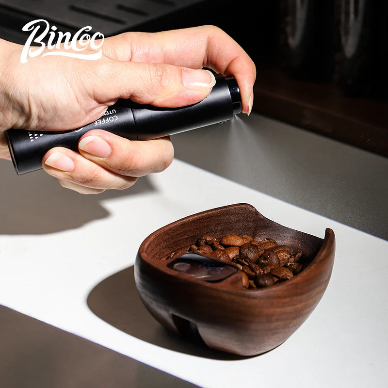 Bincoo Coffee Electronic Scale Professional Coffee Scale Portable Bean Plate 0.1g Accurate Weight Rechargeable