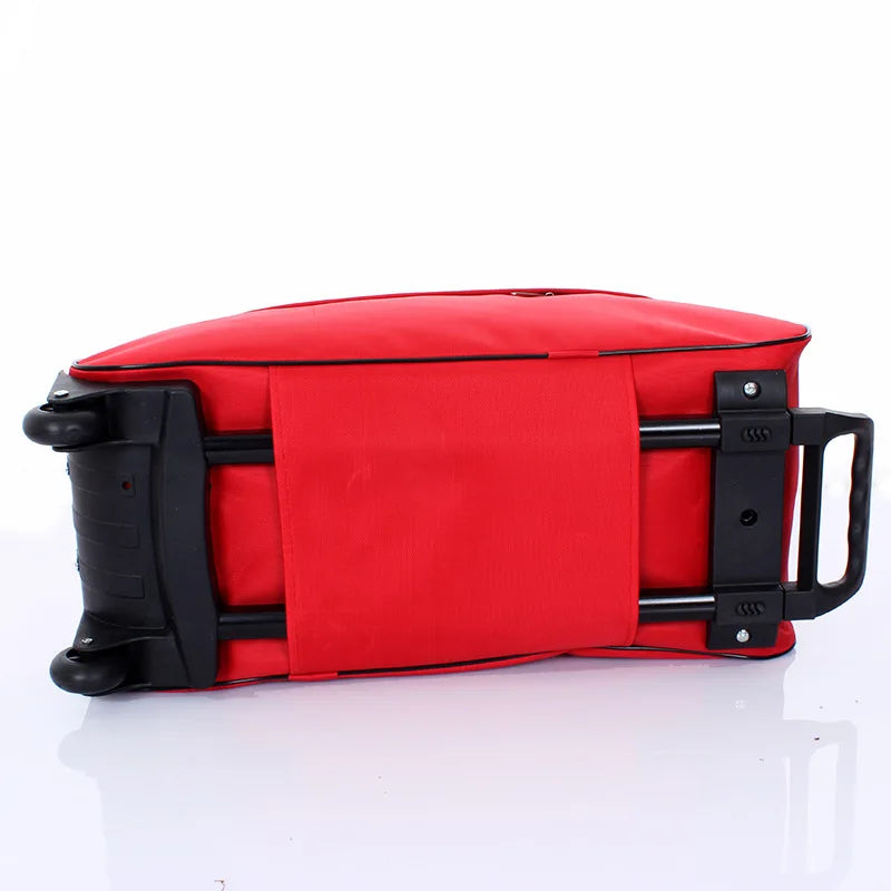 Large Capacity Travel Trolley Bags Women Men Wheeled Bag Oxford Waterproof Rolling Luggage Suitcase Travel Bag With Wheels