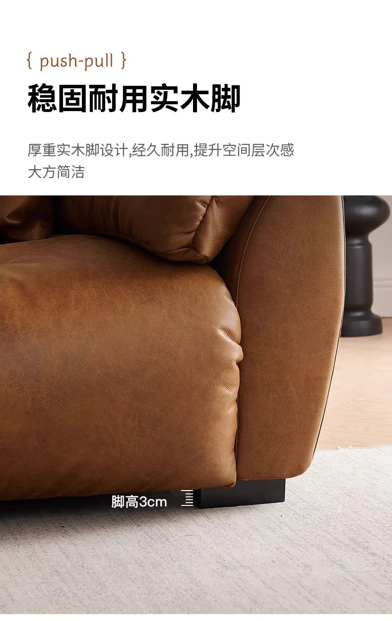 Luxury Loveseat Electric Sofa Strong Full Size Brown Lazy Recliner Chair Lounges Sleeper Designer Woonkamerbanken Furniture