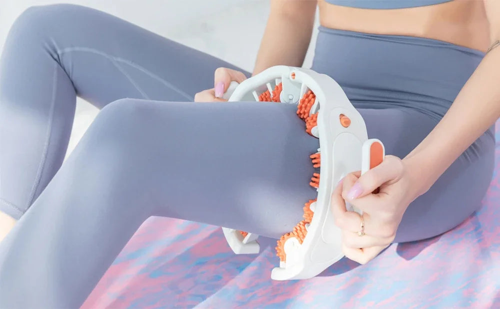 2 In1 Cellulite Massager Manual Muscle Massager Roller for Leg Neck Arm and Foot Multi-function Pelvic Floor Muscle Trainer