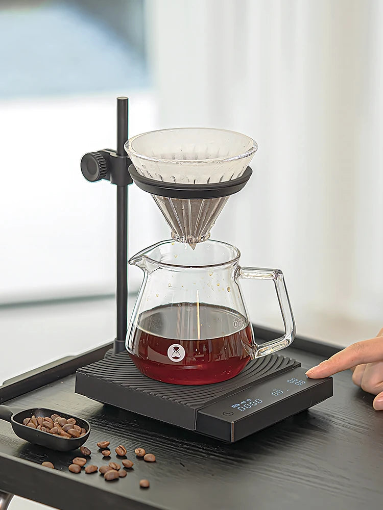 TIMEMORE Blackmirror Duo Coffee Digital Scales Weighing Timekeeping Flow Rate Measurement With Ddetachable Stand Mini Coffee