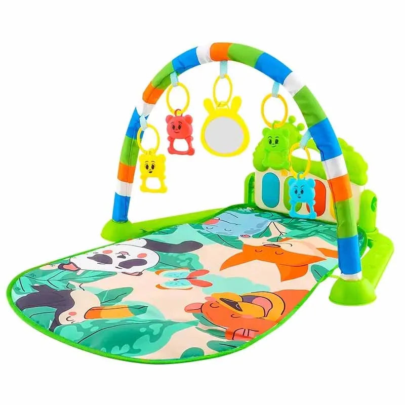 Baby Activity Gym Rack Early Education 0-36 Months Toy Gifts Musical Newborn Piano Keyboard Crawling Blanket Pedal Play Mat