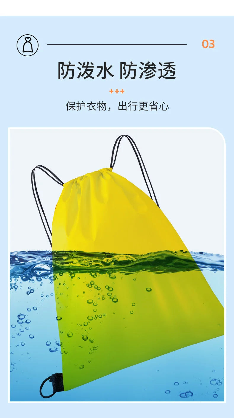 Tralalero Tralala Drawstring Backpack Tungtung Sahur Brainrot Kids Cartoon Travel Shoulders Bag New Outdoor Sport Rucksack Gift