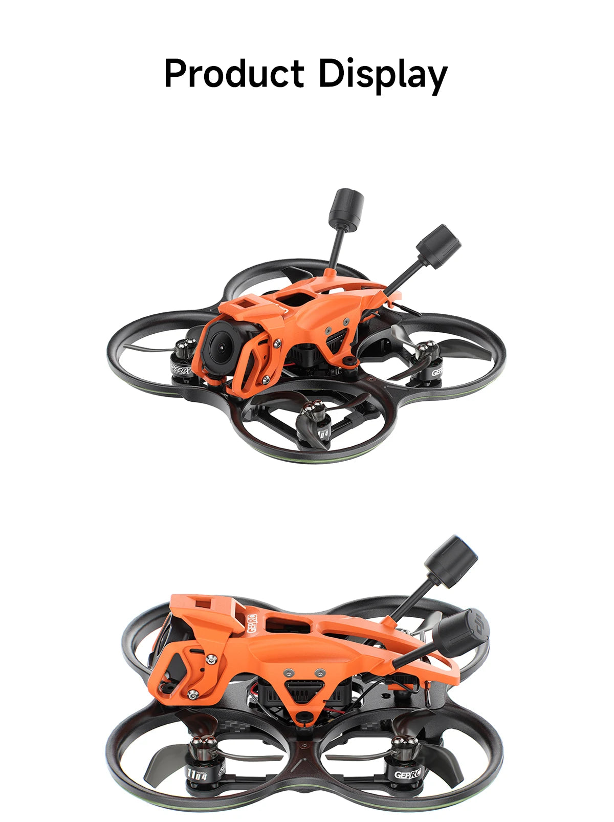 GEPRC DarkStar22 FPV Quadcopter O4 Air Unit PRO /WTFPV SPEEDX2 1104 7500KV TAKER F405 ELRS2.4 AIO Orange Grey RC Freestyle Drone