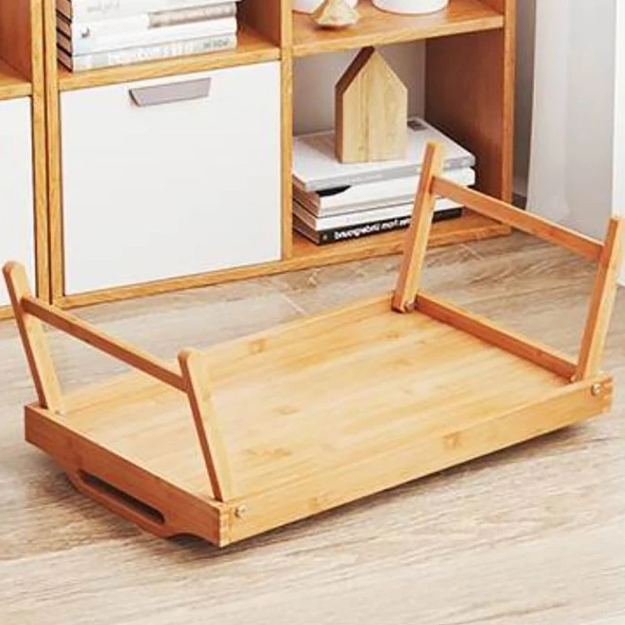 Table Dessert Folding Tray Bedroom Breakfast Tray Desk Office Tea Tray Multifunctional Reading Rack Floor Computer Desk Board