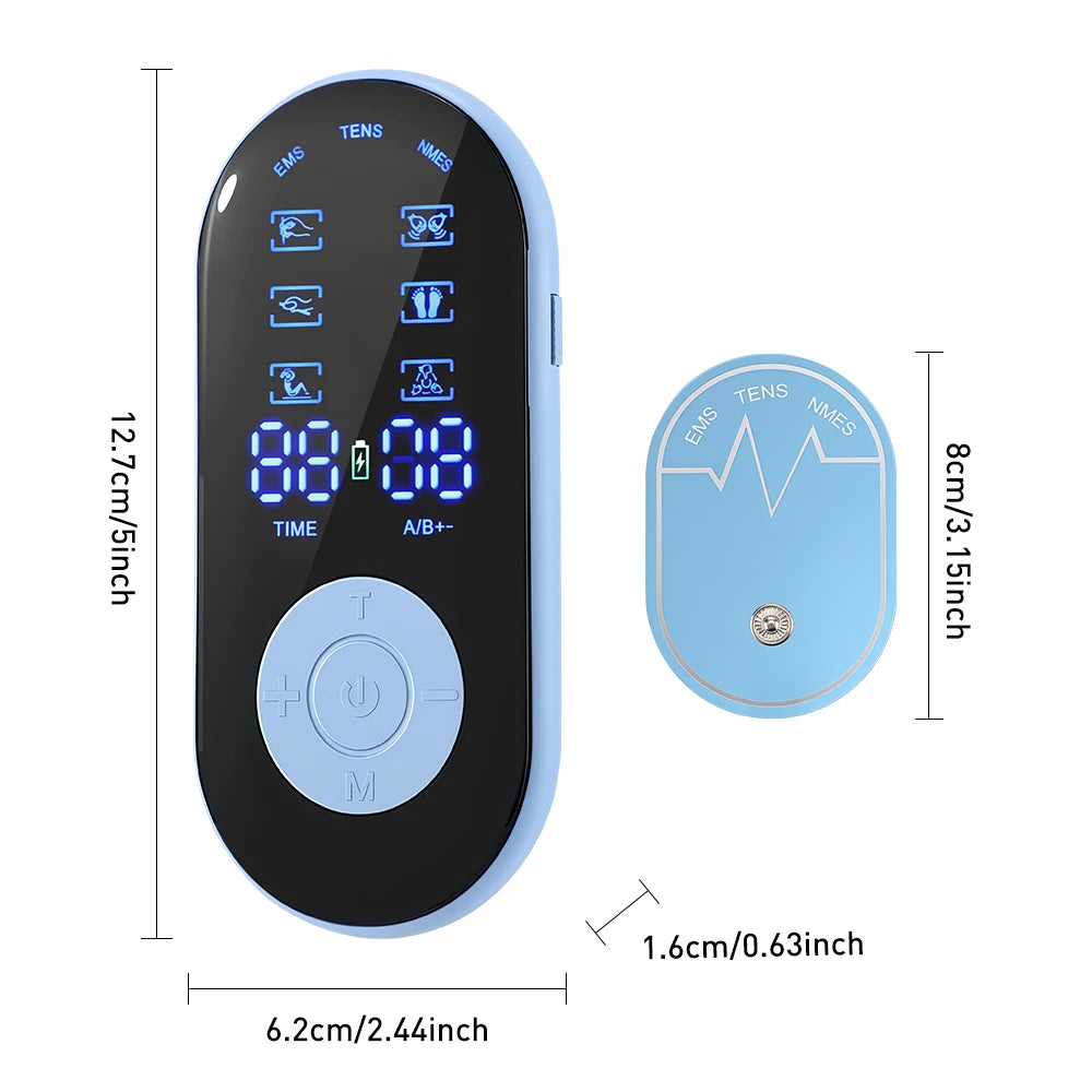 New Upgrade 36 Modes Tens Muscle Stimulator EMS Full Body Massaging Patches Back Waist Knee Digital Tool Muscle Relax Massager