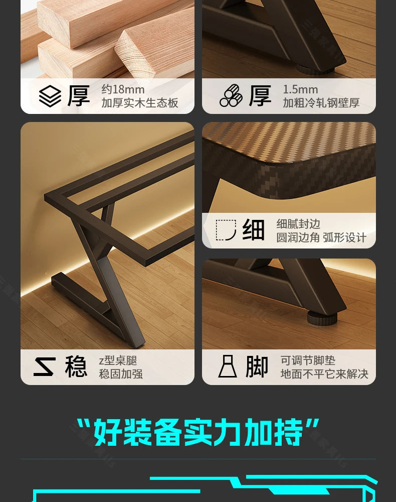 Hidden Aesthetic Office Desk Unique Living Room Musical Studio Office Desk Reception Vanity Mesa Ordenador Home Furniture