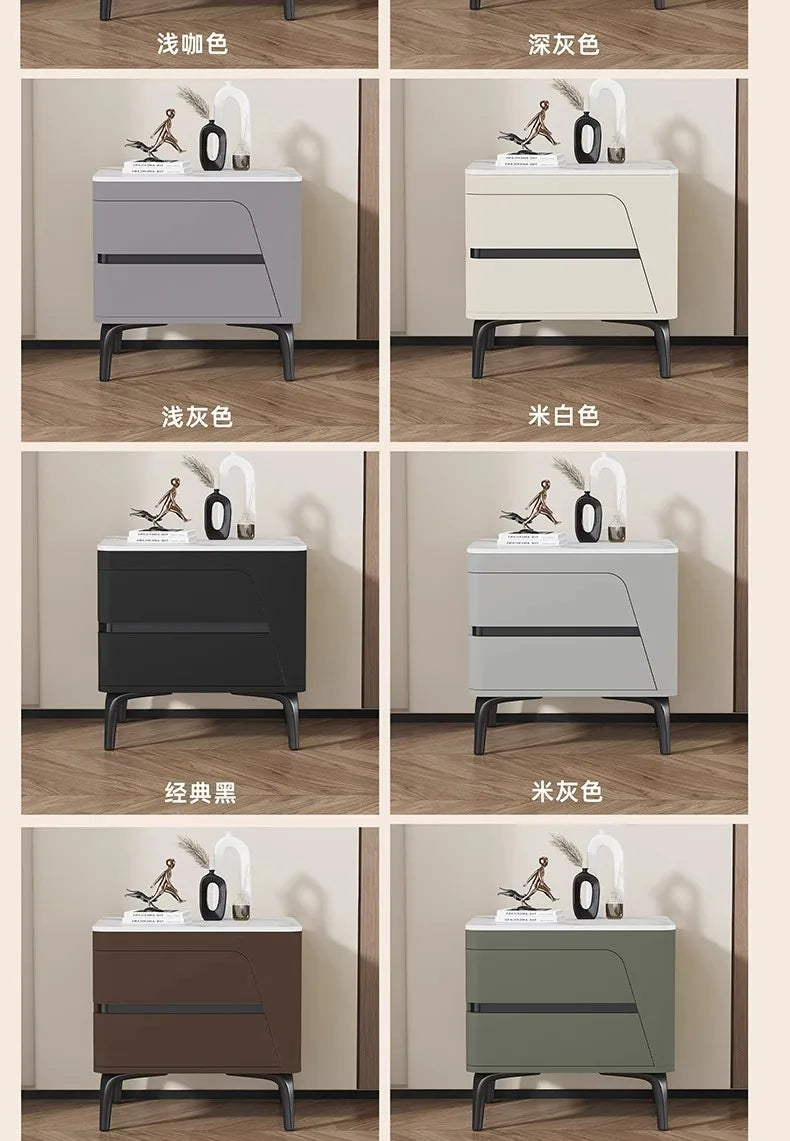 Space Saving Nightstands Creative Modern Simple Elegant Bedside Table Premium Aesthetic Mesitas De Noche Bedroom Furniture