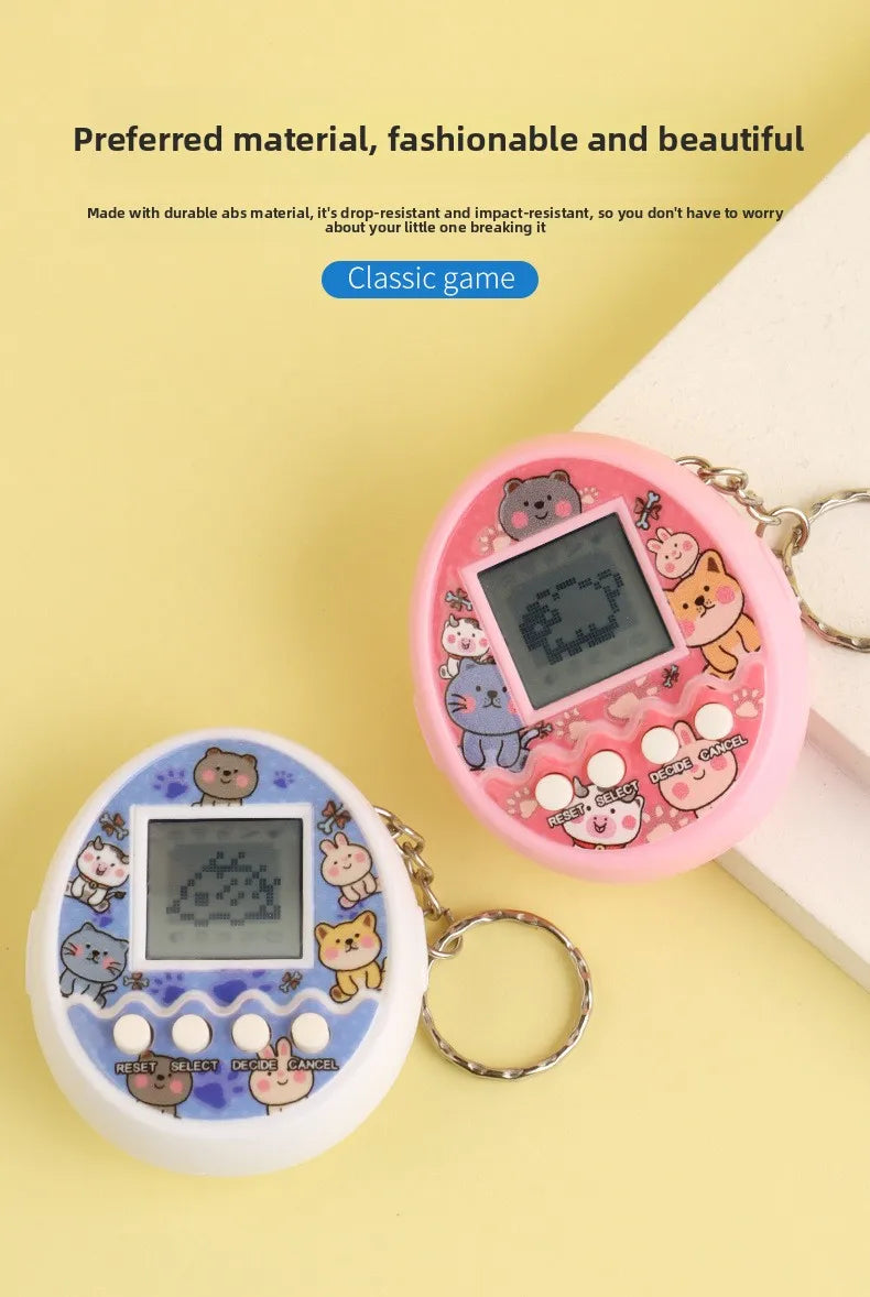Electronic Pets Kids Game Toys Mini Handheld Game Console Virtual Tamagotchi For Kids Pixel Screen Game Machine Children's Toys