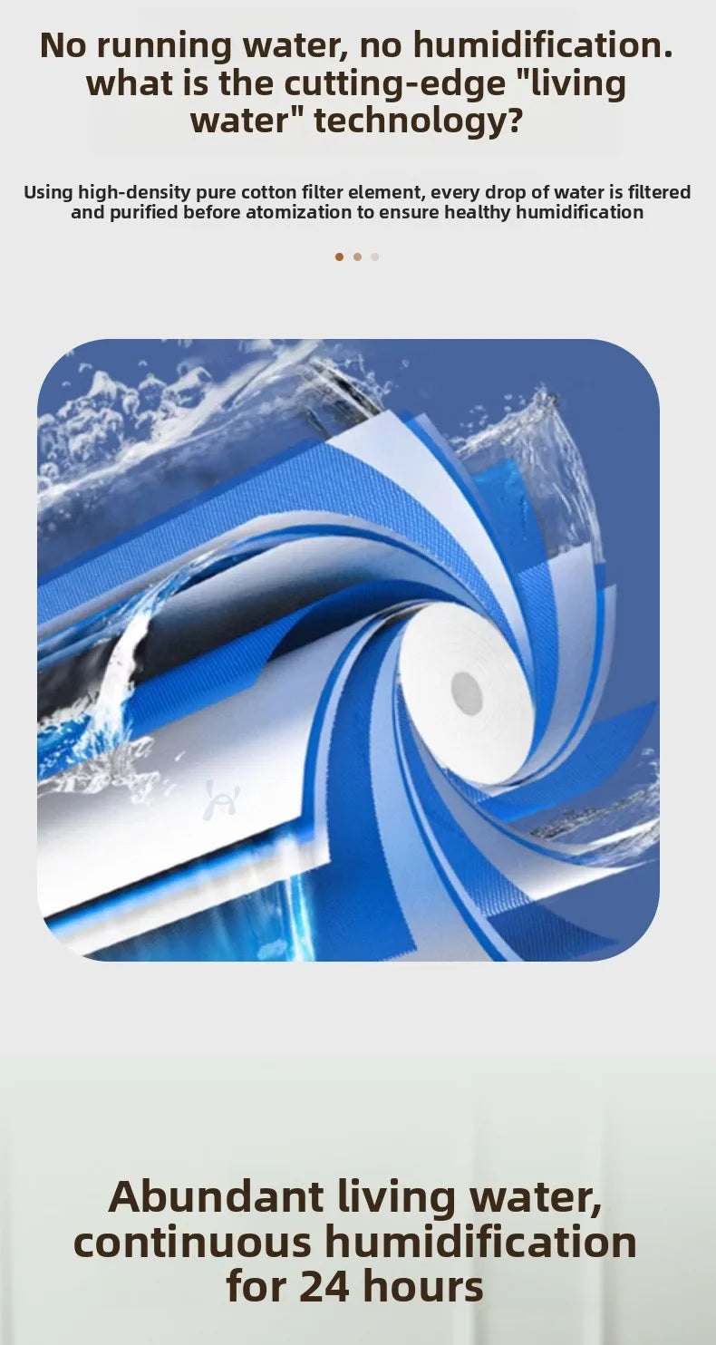 USB Humidifier for Bedroom Large Mist Baby Nursery with Constant Humidity