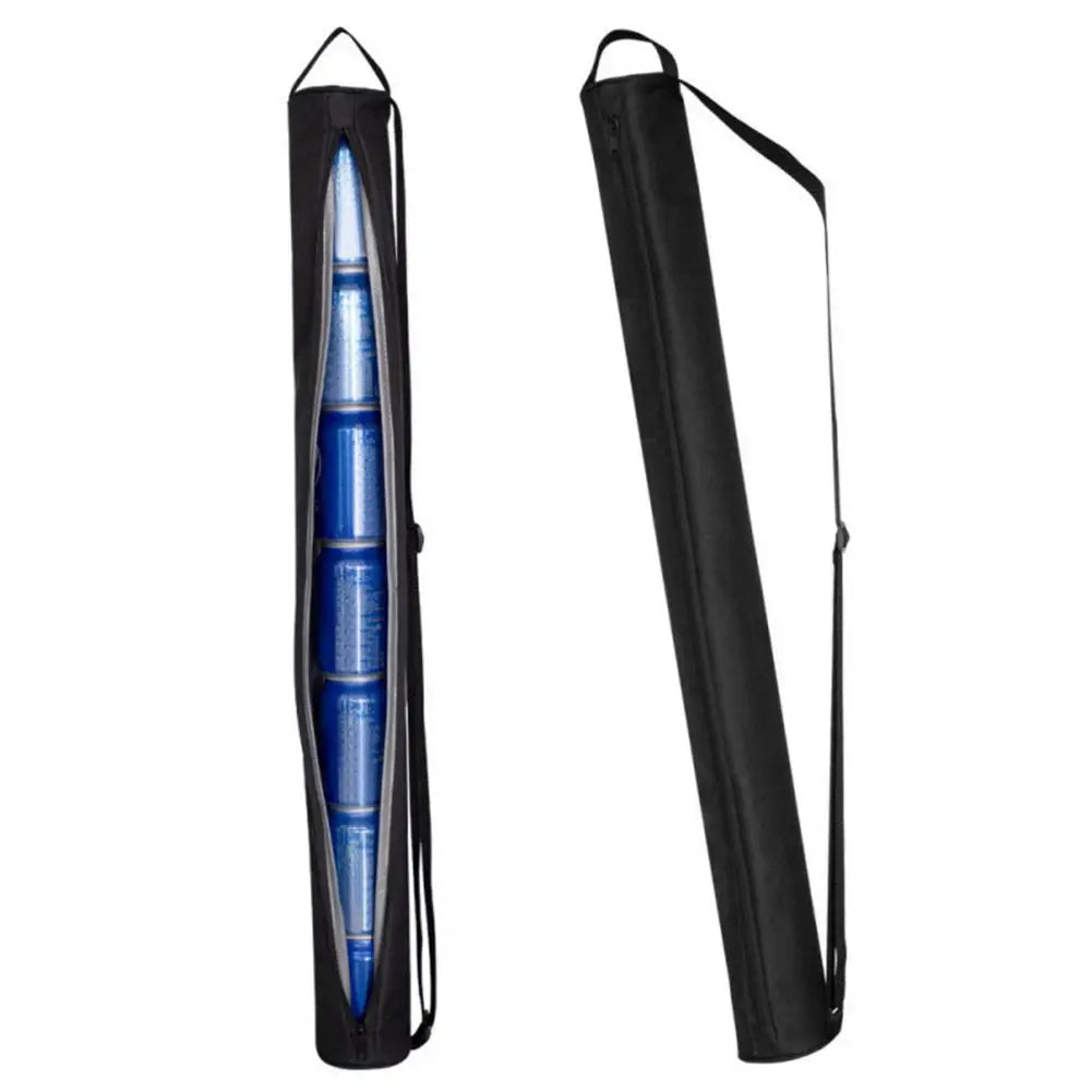 Golf Beer Cooler Bag 7 Can Insulated Sleeve Waterproof Oxford Cloth Thermal Insulation Portable Shoulder Bag Cooler Bag