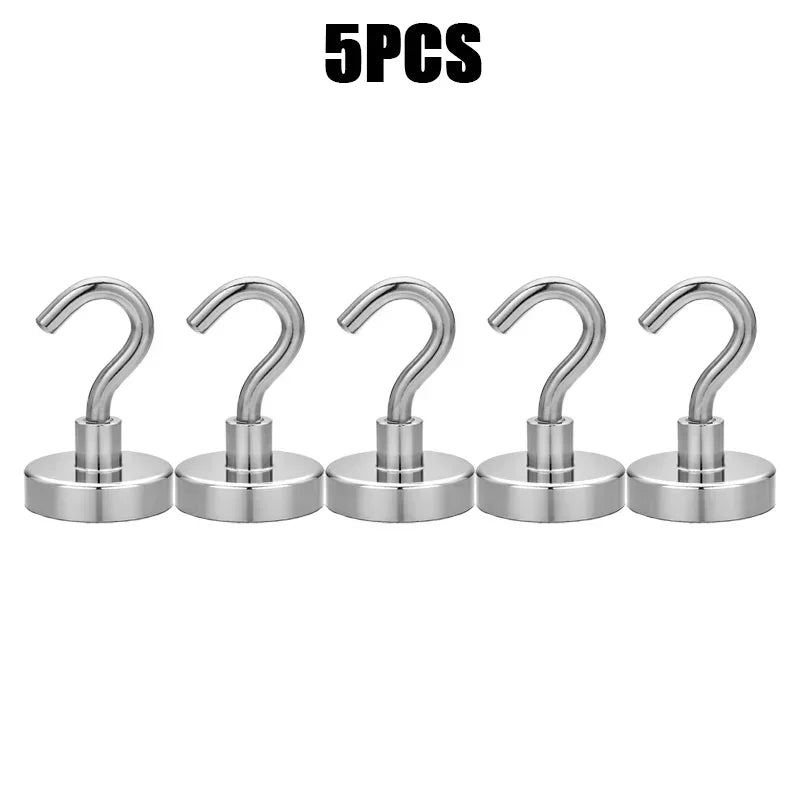 Magnet Ring Multipurpose Storage Hook Stainless Steel Home Hook Bathroom Hook Kitchen Garden Magnetic Home and Decoration Iman