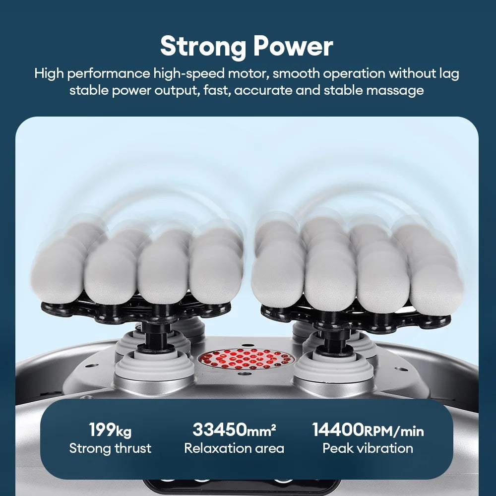 48-Heads Body Massage Gun High-Frequency Vibration Fascia Gun Back Waist Thigh Massager Neck Shoulder Massager Muscle masajeador