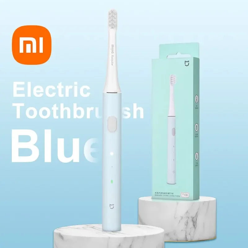 XIAOMI Mijia T100 Sonic Electric Toothbrush Mi Smart Waterproof Tooth Head Brush IPX7 Rechargeable USB for Teeth Brush Whitening