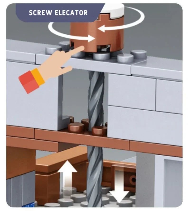 1315pcs The Village Special Edition Building Blocks With Steve Action Figures Set Toy