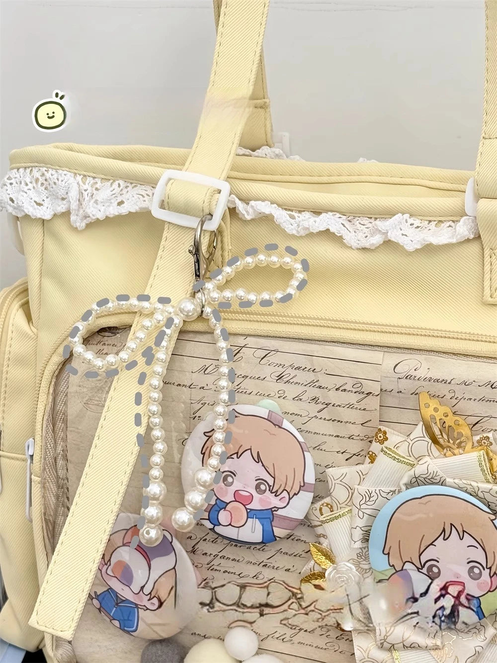 Ballet Girl Large Appetite Itabag Japanese Two-Dimension Single Shoulder Crossbody Bag Gift For Friends Women'S Handbag