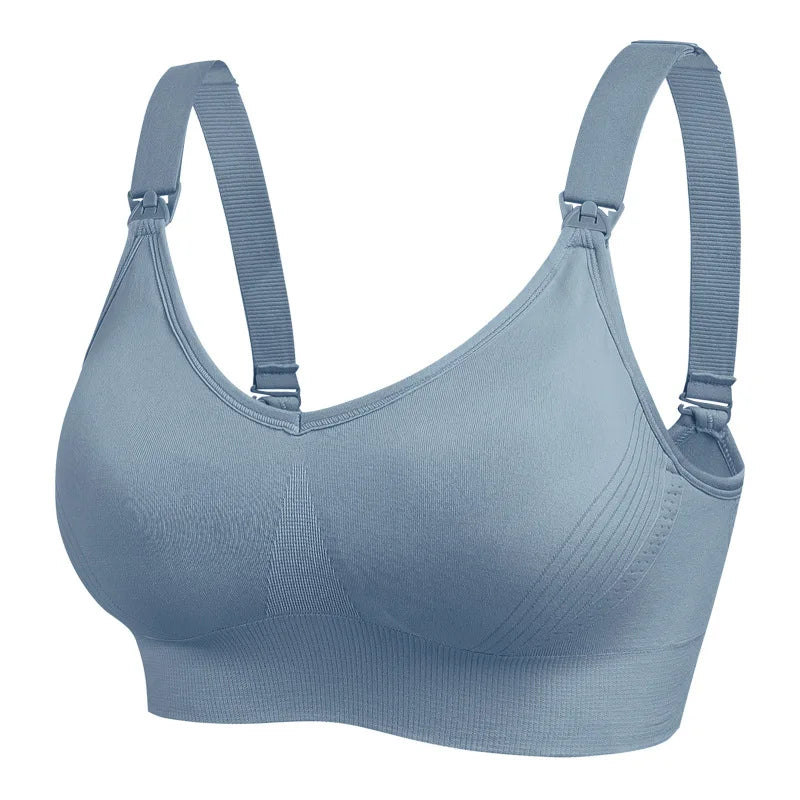 1pcs Maternity Nursing Bras Pregnant Women Skinny Breastfeeding Clothing Underwear  Female Breathable Push Up Bra