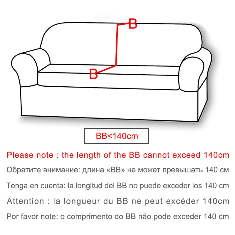 New Jacquard Fabric Sofa Cover Solid Color Couch Covers Elastic Washable Slipcover For L-Shaped Sofa Living Room 1/2/3/4/5 Seat