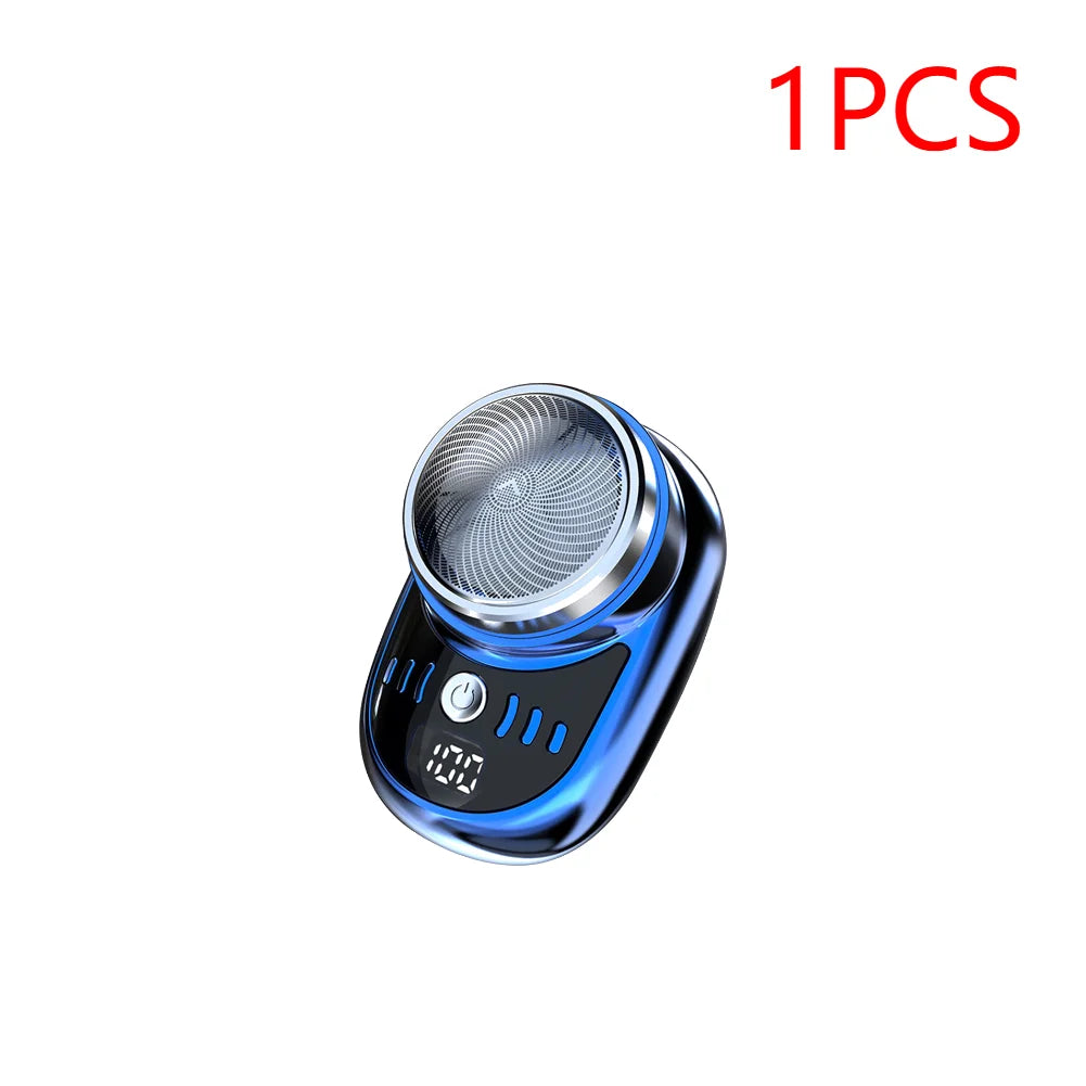 1/2PCS Mini Electric Travel Shaver For Men Pocket Size USB Charging Portable Painless Cordless Trimmer Knive Face Beard Razor  ﻿