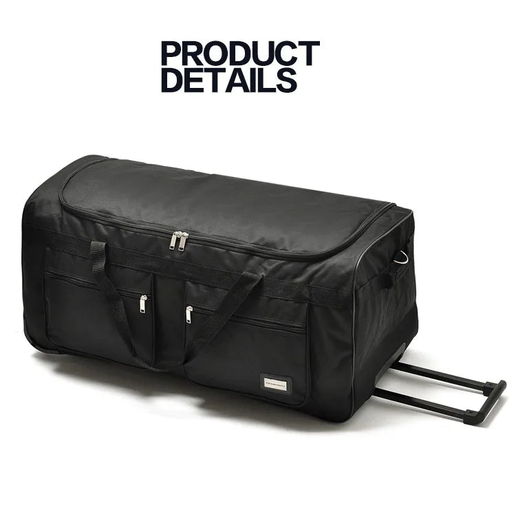 32"40" inch Large Capacity Trolley luggage Rolling Luggage Waterproof Oxford Duffel Bag Trolley bag With wheels Travel Suitcase