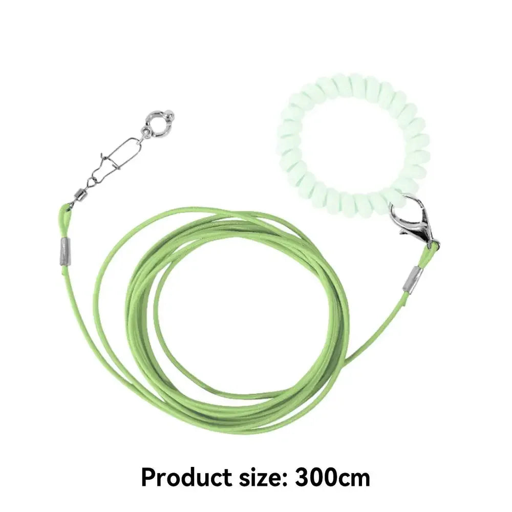 Parrot Bird Flying Training Leashh Rope Anti-flying Foot Chainsize 6 foot ring Ring Outdoor Birds Supplies