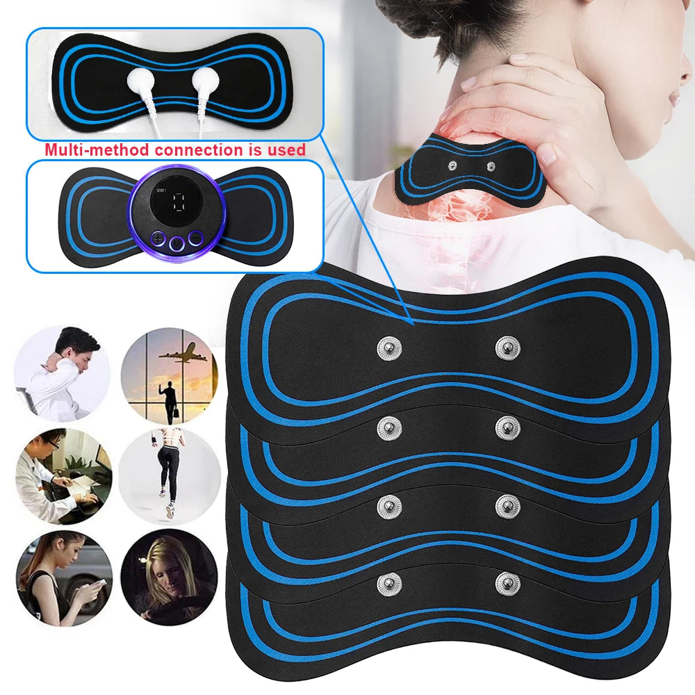 Tens Machine Physiotherapy Electronic Pulse Muscle Stimulator Relax Neck Back Shoulder Hand Pain Relief Electrotherapy