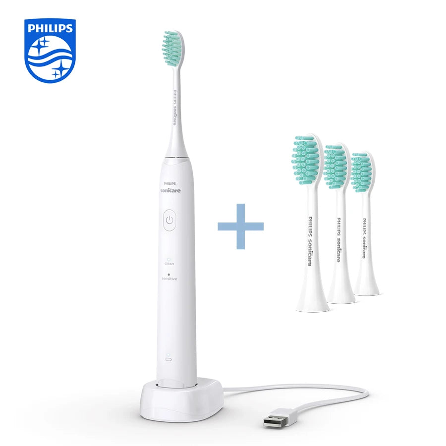 PHILIPS Sonicare HX2421 Electric Toothbrush Two Modes Teeth Gentle Deep Cleaning Oral Cavity Care Gum Health Care Tooth Brush