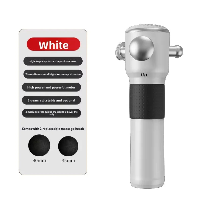 High Frequency Fascia Gun Relaxation Gun Sports Fitness Muscle Relaxation Massager Full Body Massage 3 Gear