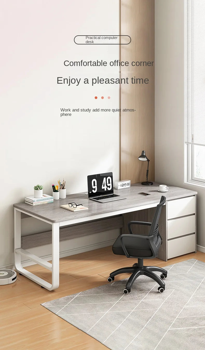 Drawers Executive Office Desk Corner Storage Living Room Supplies Computer Desks Legs European Mesa De Computador Furnitures