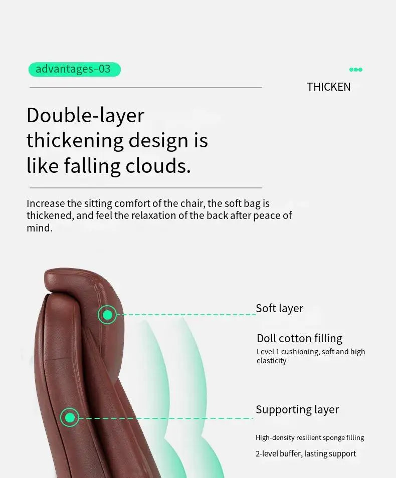 Foot Rest Ergonomic Office Chair Comfortable Designer Relax Luxury Swivel Office Chair Pliable Wheel Sillas Escritorio Furniture