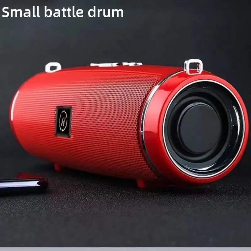200W Peak Power Portable Bluetooth Speaker IPX7 Waterproof Outdoor HIFI Pillar Subwoofer Stereo Soundbox FM Radio TF Boom Box