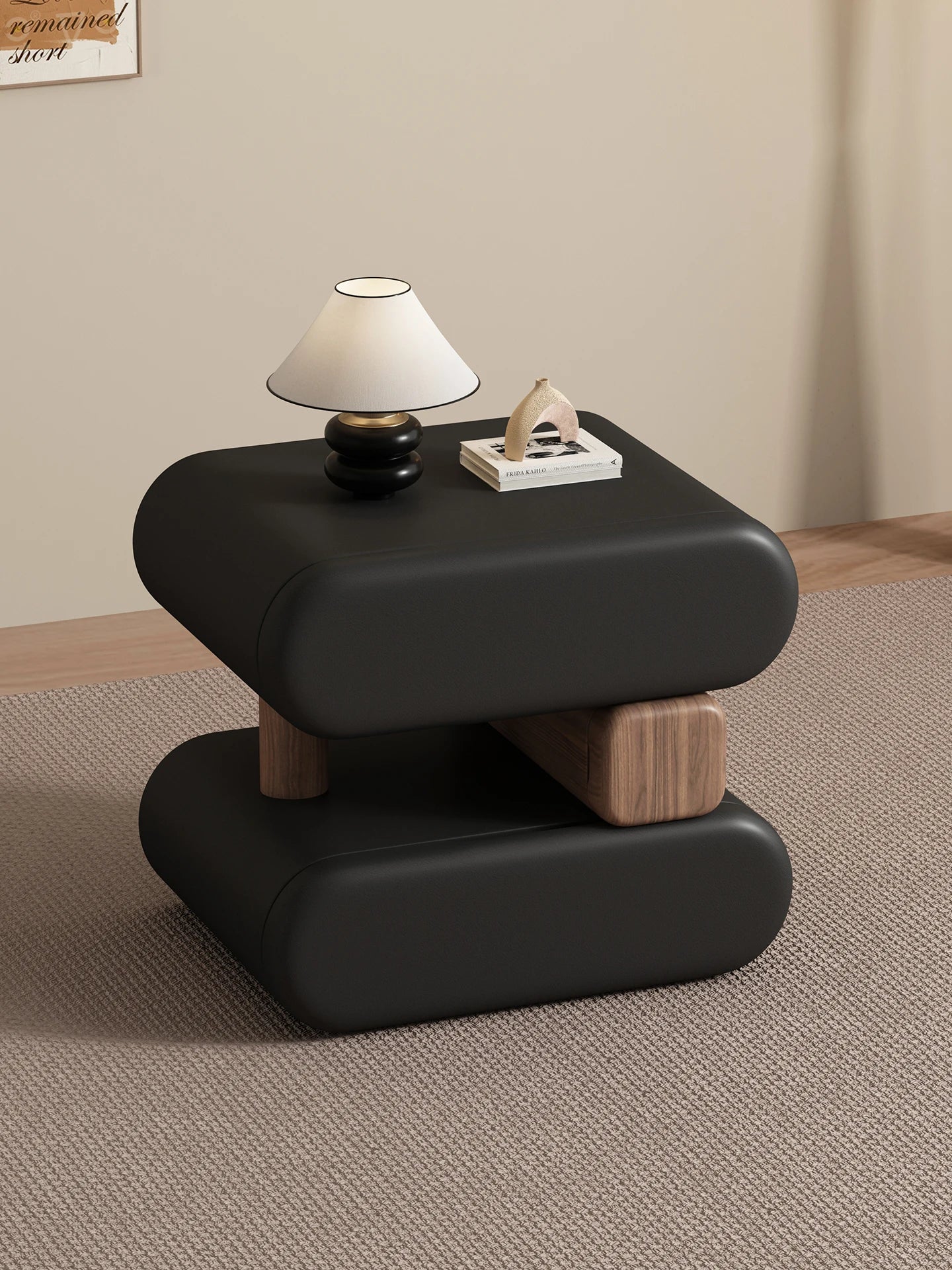 Cream Style Elegant Nightstands Space Saving Glamour Luxury Bedside Tables Trendy Creative Table De Chevet Bedroom Furniture