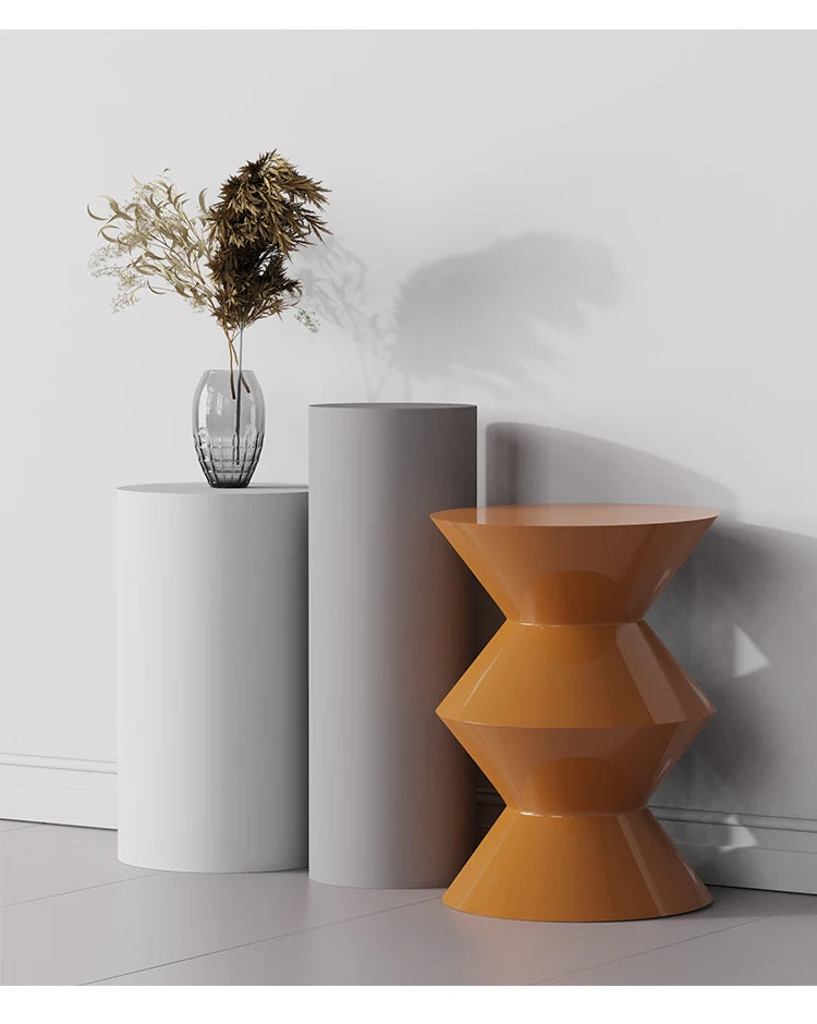 nordic Designer side stool coffee table  Small Round bed side table living room