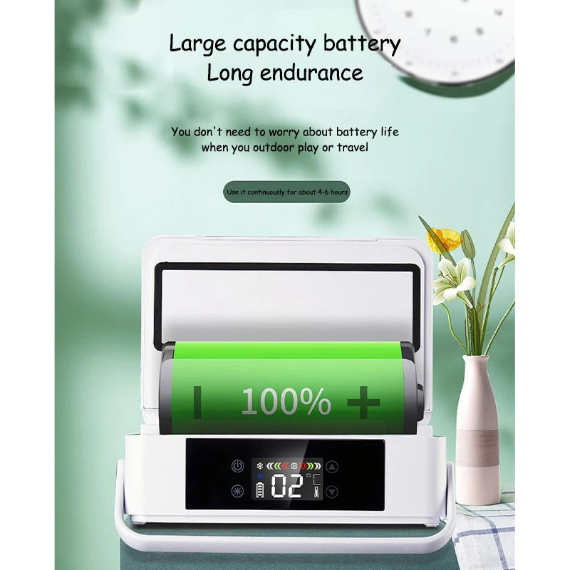 Portable Insulin Refrigerated Box Small Mini Refrigerator Car Mounted Household Travel Rechargeable Medicine Refrigerated Box